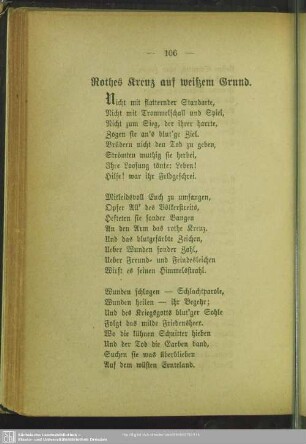 Rothes Kreuz auf weißem Grund