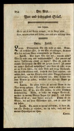 Vier und sechzigstes Stück