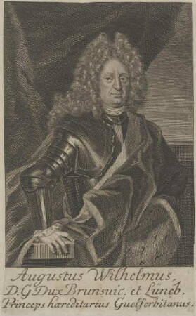 Bildnis des Augustus Wilhelmus von Braunschweig-Wolfenbüttel