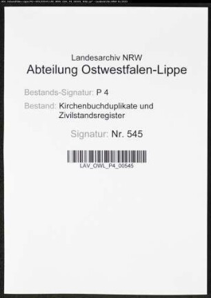 Kirchenbuchduplikat der evangelisch-lutherischen Stadt- und Landgemeinde St.Petri, Kreis Soest (GHT 1868) sowie der evangelisch-lutherischen Militärgemeinde St.Petri, Kreis Soest (GH 1868). (Gemeinde: Evangelisch-Lutherische Stadt- und Landgemeinde St.Petri)