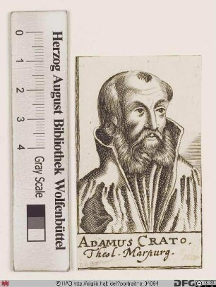 Bildnis Adam Crato (eig. Crafft)