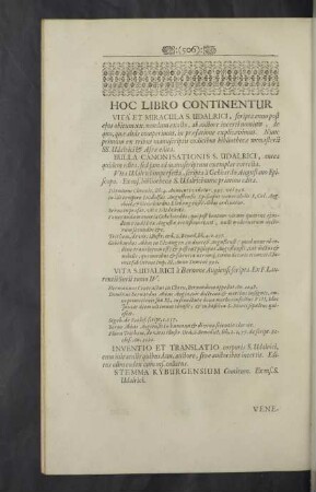 Hoc libro continentur