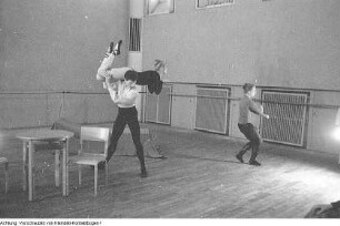 Dresden, Palucca Schule Dresden, Tanztraining mit Gret Palucca, 1958