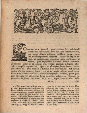 De Rhodo Litterata : Commentatio, 2
