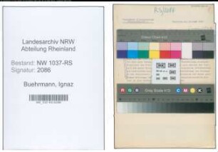 Entnazifizierung Ignaz Buehrmann , geb. 15.08.1893 (Lehrer)