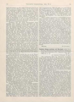 104-105 [Rezension] Passiones vitaeque sanctorum aevi Merovingici