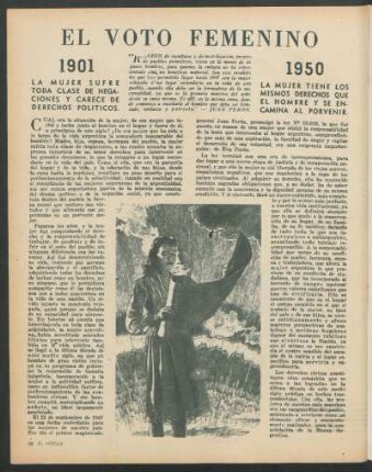 El voto femenino