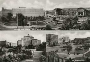 Messestadt Leipzig: Interhotel Stadt Leipzig, Hauptbahnhof, Opernhaus, Am Schwanenteich