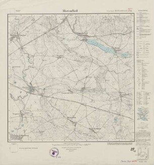 2657 (alte Nr.: 1244) Marienfließ, Meßtischblatt (4cm - Karte)
