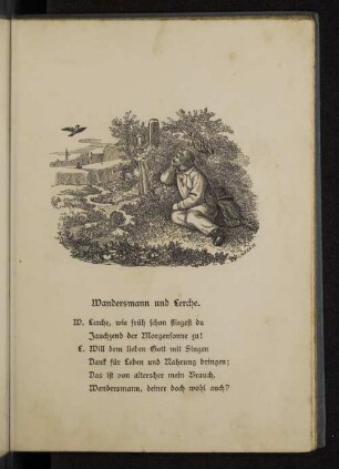 Wandersmann und Lerche.