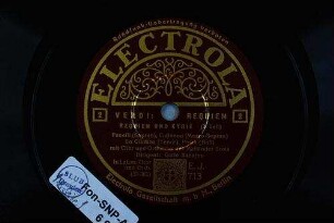 Requiem : Requiem und Kyrie; (2. Teil) / Verdi