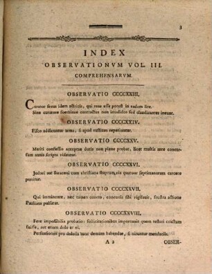 Caroli Ferdinandi Hommelii I.V. Et Philosoph. Doct. ... Rhapsodia Qvaestionvm In Foro Qvotidie Obvenientivm Neqve Tamen Legibvs Decisarvm, 3
