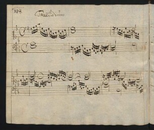 Präludien; Tasteninstrument; F-Dur