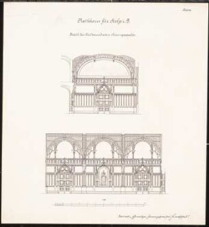 Rathaus, Stolp: Details Sitzungssaal 1:50
