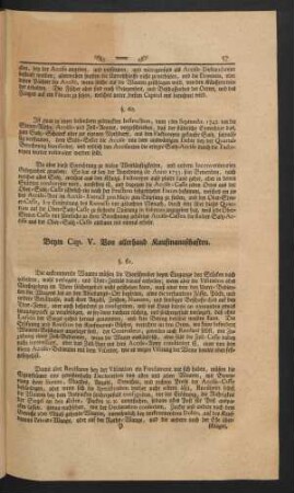 Beym Cap. V. Von allerhand Kaufmannschaften.