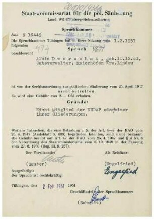 Dworschak, Albin