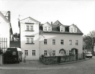 Dresden-Loschwitz, Friedrich-Wieck-Straße 12. Wohnhaus. Um 1835. Straßenansicht