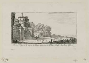 Veüe et perspective de la grote de Meudon..., aus: "Flüsse Oise und Marne“