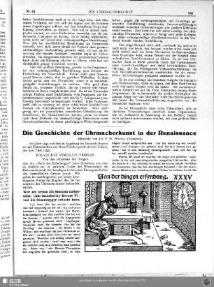 Die Geschichte der Uhrmacherkunst in der Renaissance