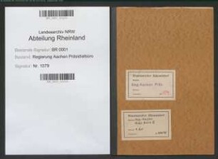Wirtschaftlicher Lagebericht für Oktober – November 1937 Regierungsbezirk Aachen.