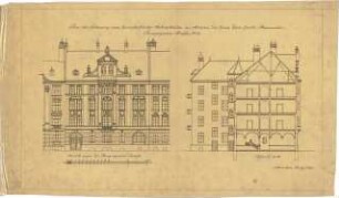 Pfann, Paul; München, Prinzregentenstr. 10; Haus Hartl - Schnitt