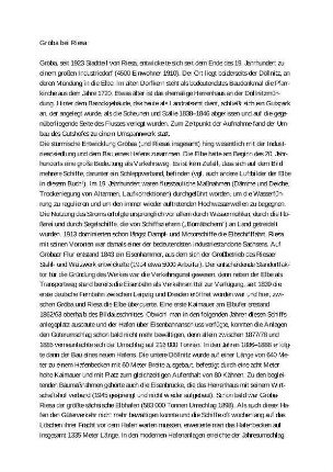 Gröba bei Riesa. Hafeneingang