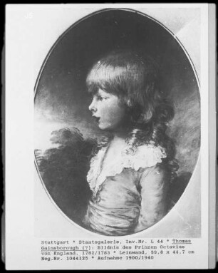 Bildnis des Prinzen Octavius von England