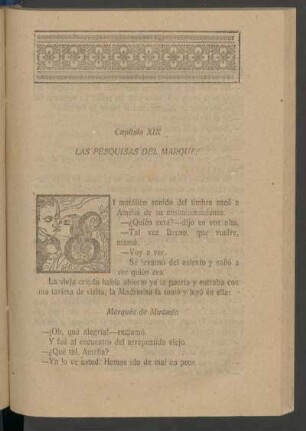 Capítulo XIX - Las pesquisas del marqués