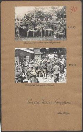 Verhör ital. Gefangener in Südtirol