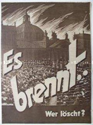 Illustrierter Sonderdruck zur Reichspräsidentenwahl 1932 für die Wahl von Hindenburg