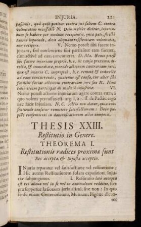 221-232, Thesis XXIII