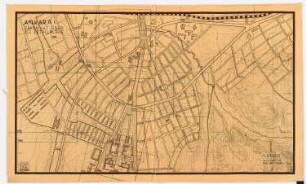 Gesamtbebauungsplan Ankara: Übersichtplan Detailpläne südlicher Teil 1:2000