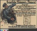 Plakat des Deutschen Beamtenbundes zur niedrigen Besoldung der Eisenbahnbeamten der Deutschen Reichsbahn