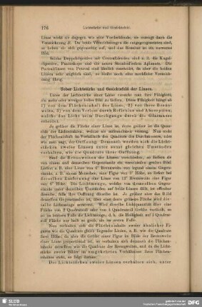 Ueber Lichtstärke und Gesichtsfeld der Linsen