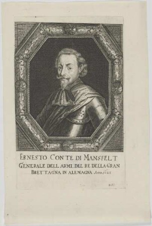 Bildnis des Ernestus von Mansfeld