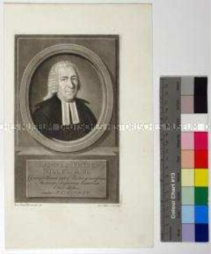 Porträt des Altphilologen, Pädagogen und Bibliothekars Johann Peter Miller