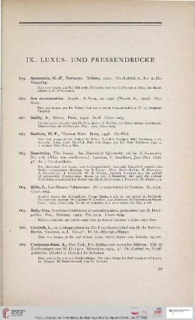 IX. Luxus- und Pressendrucke (Nr. 659 - 712)