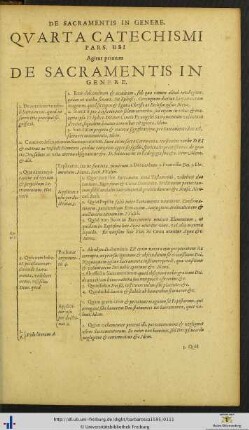 Quarta Catechismi Pars De Sacramentis