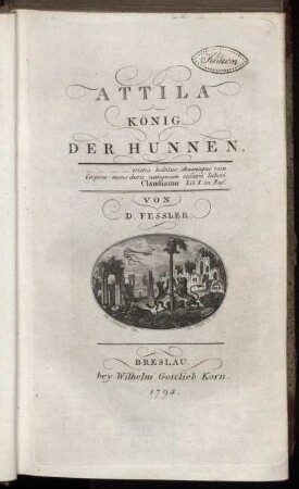 Attila König der Hunnen
