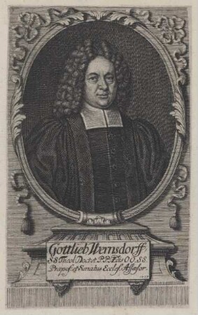 Bildnis des Gottlieb Wernsdorff