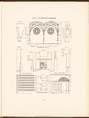 Märkisches Museum, Berlin: Innenansichten, Details Kapelle (aus: Neubauten der Stadt Berlin, Bd. VIII, 1909)