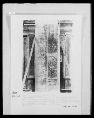 Ausschnitt aus dem Entwurf für das Fenster 11 der Sint Janskerk, Gouda: Geburt Johannes des Täufers