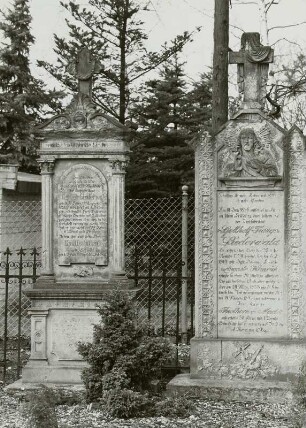 Grabmal für C. Gottlob Liederwald (gestorben 1866)