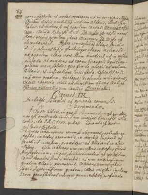Caput IX. De Missa solemni et privata coram ss. Sacramento.