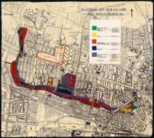 Spektegrünzug, Berlin-Spandau: Planziele auf dem Gelände der Spekteniederung 1:4000
