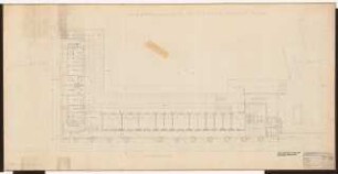 Reichsluftfahrtministerium, Berlin: Teilgrundriss Verbindungsbau 1:100 (EG)