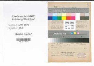Entnazifizierung Robert Giesler , geb. 07.10.1878 (Gastwirt)