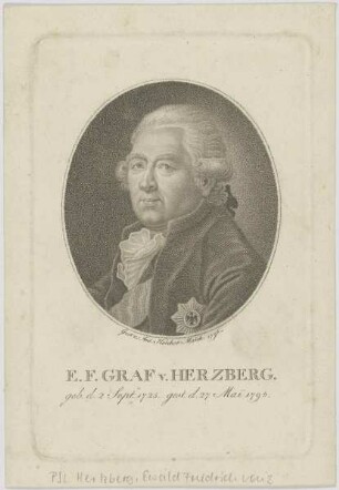 Bildnis des E. F. Graf v. Herzberg