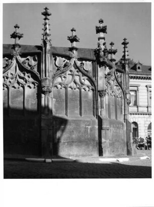 Gotischer Brunnen, Kuttenberg, Tschechien, Böhmen und Mähren