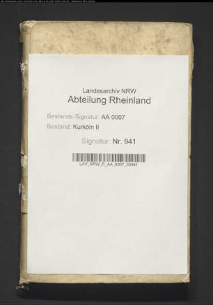 Verhandlungen des Landtags 1633 zu Bonn (mit Verzeichnis der zum Landtag Einberufenen)